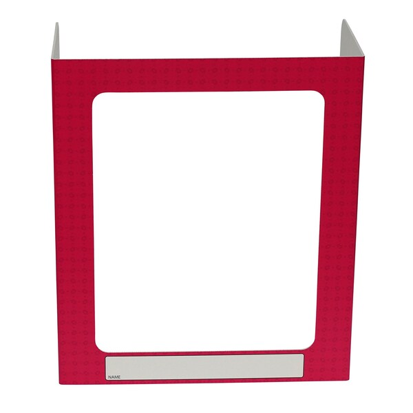 Personal Desk Shield Guard Magenta Pattern 3 Windows 23.5